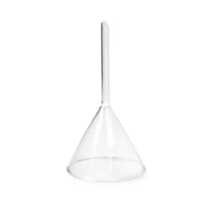 Entonnoir à tige courte, verre borosilicaté 3.3 ASTM E-438 Type 1 Classe A, conforme DIN ISO 4798 & USP, angle 60° | CrystAll