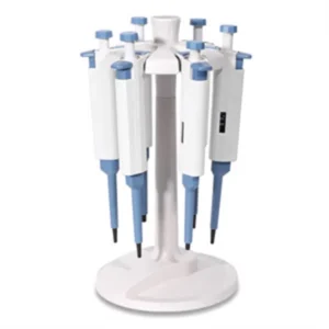 Portoir carrousel pour micropipettes