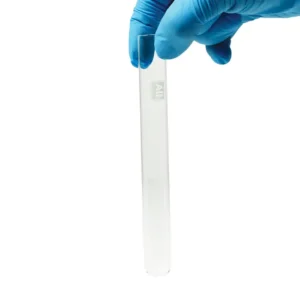 Tube à essai à bord droit, verre borosilicate 3.3, réutilisable, conforme EN ISO 4142, ASTM E-438 Type I Classe A | CrystAll