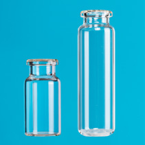 Flacons à sertir pour espace de tête