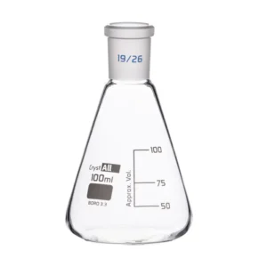 Erlenmeyer, à col rodé, verre borosilicate 3.3 | CrystAll