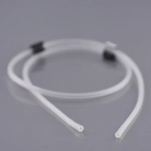 Tube de pompe péristaltique deux butées PVC Tygon R3607/R3603 Ecart 150 mm entre butées – embouts préformés – DI 1,02 mm – blanc/blanc OEM : 842312051521