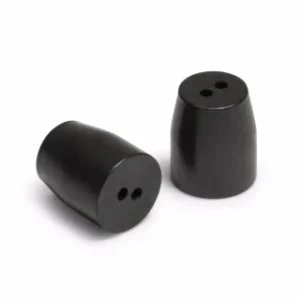 Virole, diamètre intérieur 0,5 mm, 2 trous, 15 % graphite / 85 % Vespel, colonne de 0,32 mm, 10/pqt