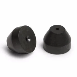 Virole, diamètre intérieur 0,4 mm, 15 % graphite/85 % Vespel, colonne de 0,1 à 0,25 mm, lot de 10