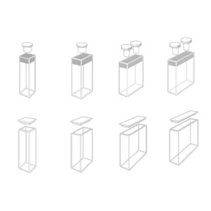 Cuves rectangulaires macro/standard (0,8 à 35mL) pour fluorimètre