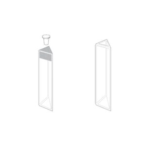 Cuves triangulaires macro/standard (1,7mL) pour fluorimètre