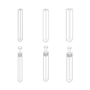 Micro-cuves pour adaptateur (0,35 à 8,75µL) fluorimètre